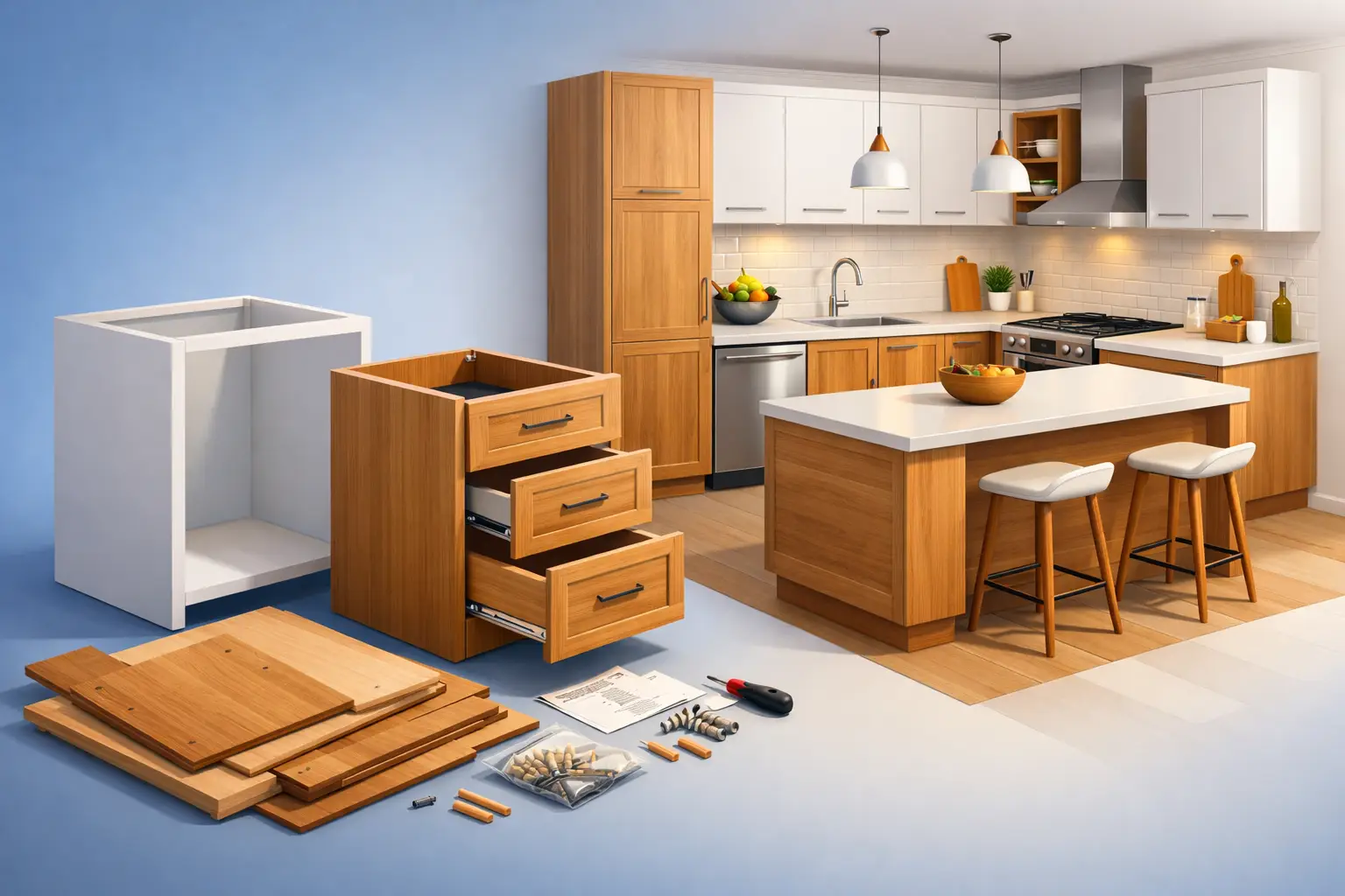 Are RTA Wood Cabinets Good for Kitchens?
