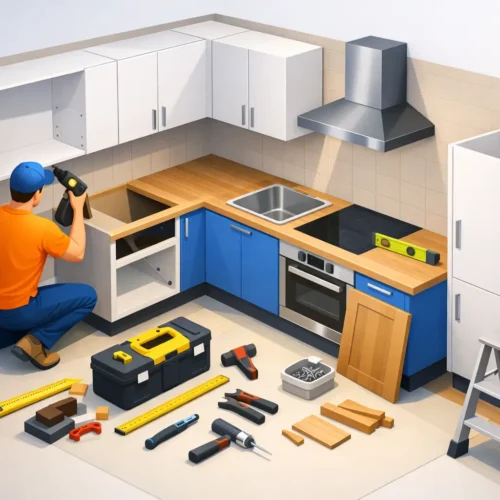 How to Install Kitchen Cabinets Right