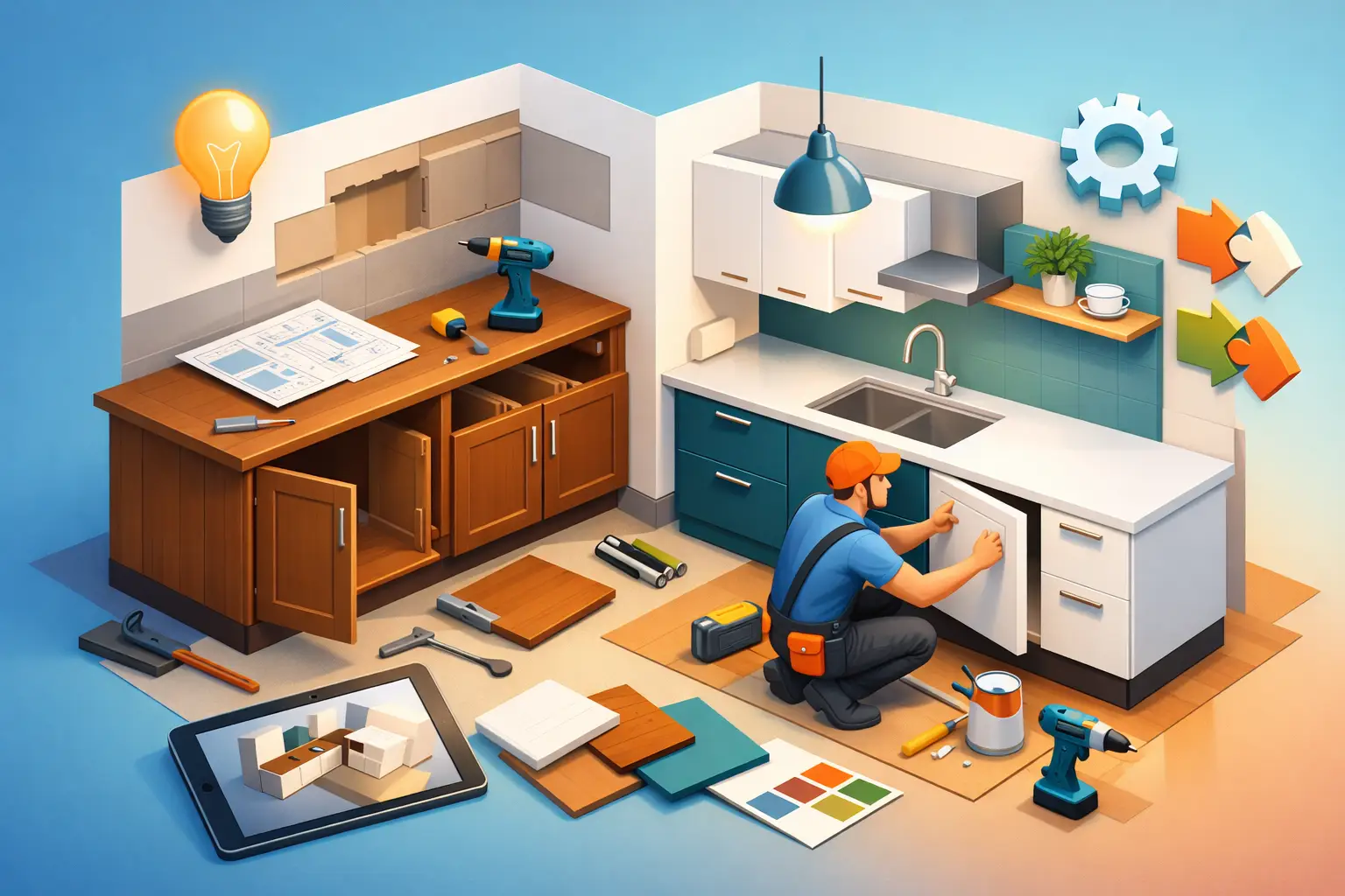 How to Remodel Kitchen Cabinet the Smart Way