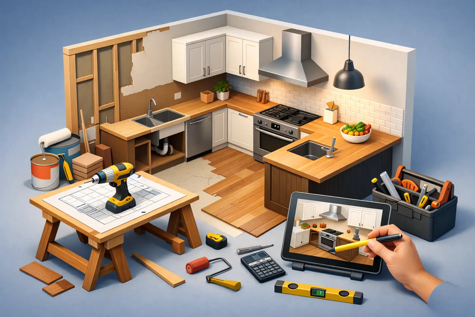 How to Remodel Kitchen DIY the Smart Way