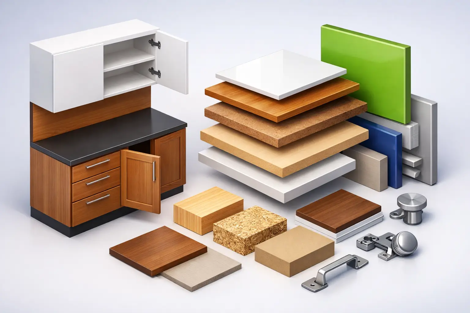 What Is Kitchen Cabinets Made Of?