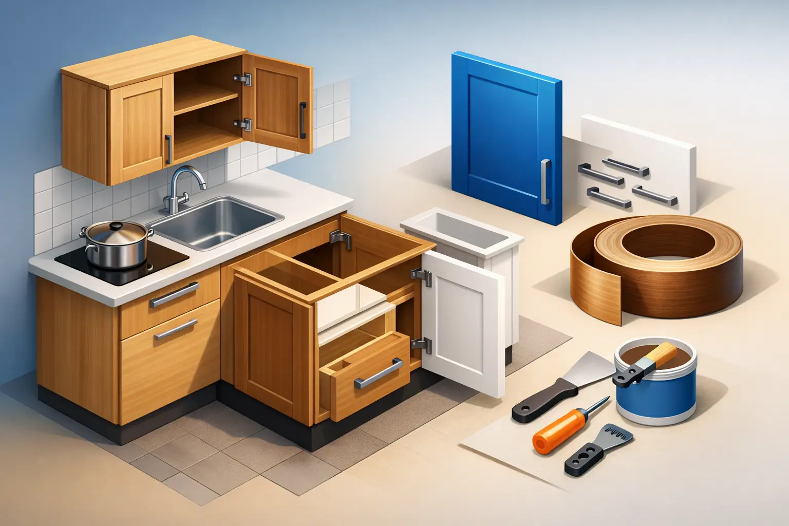 What Is Kitchen Cabinets Refacing?