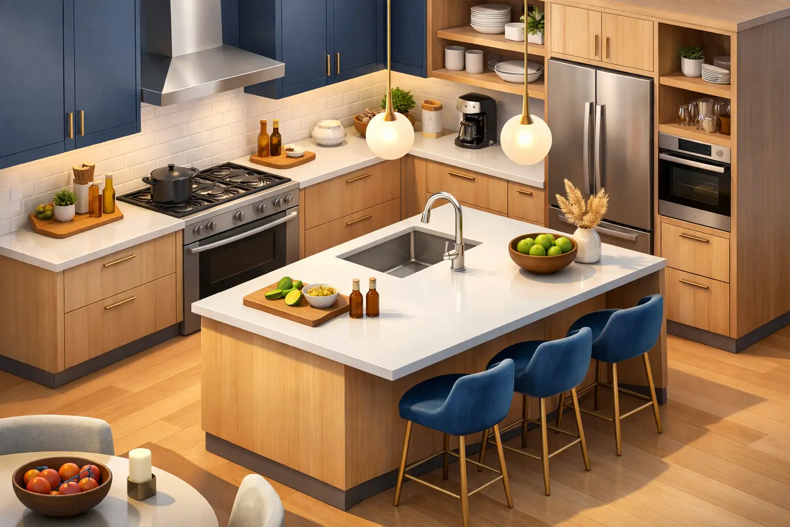 Affordable Upscale Kitchen Design That Lasts
