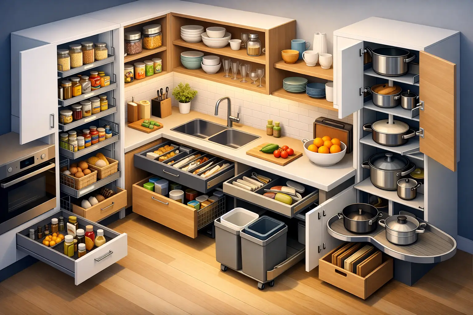 Modern Kitchen Storage Solutions That Work