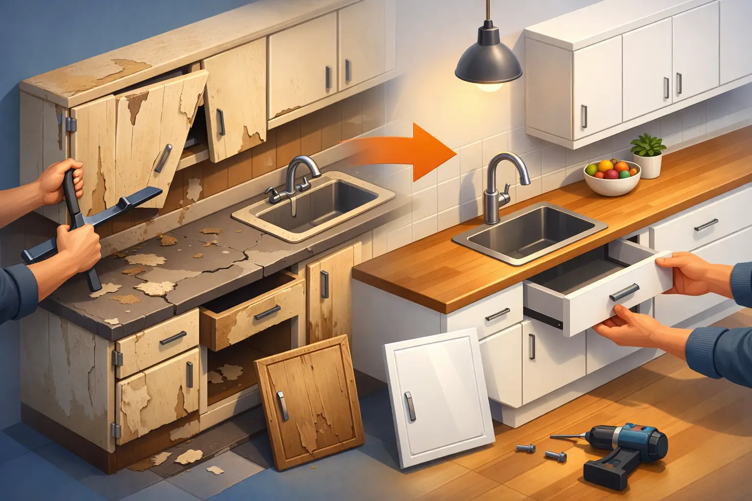 When to Replace Kitchen Cabinets: 8 Clear Signs