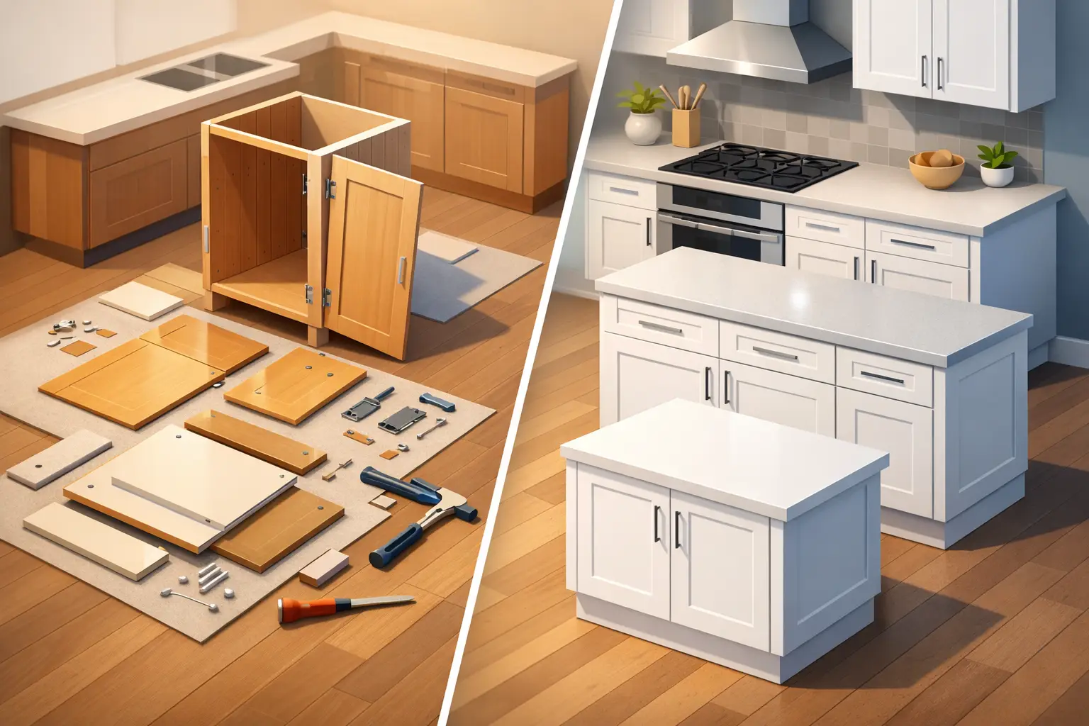 RTA vs Assembled Cabinets: Which Fits Your Remodel?