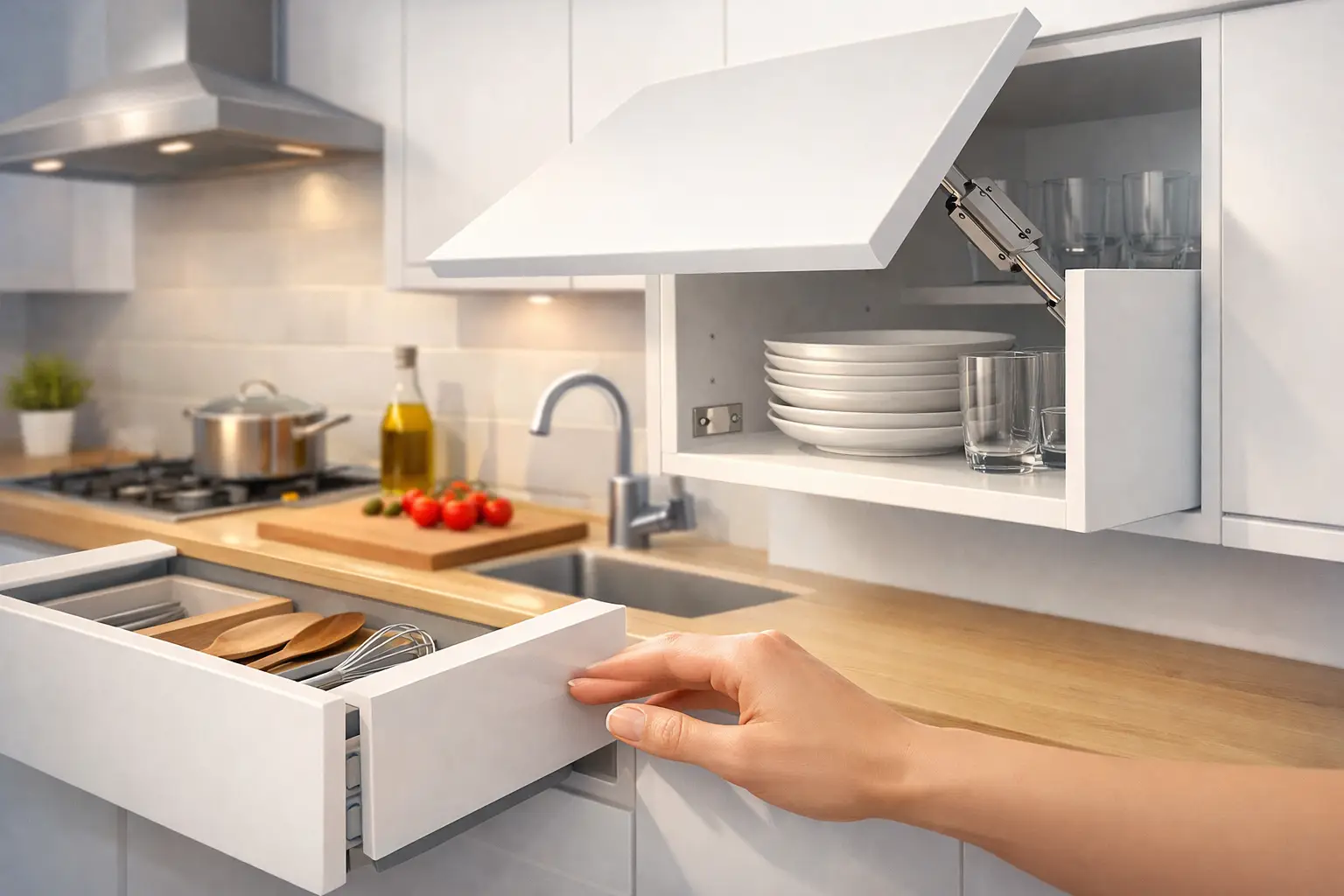 Why Choose Soft Close Cabinets for Your Kitchen?